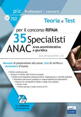 concorso 35 specialisti anac
