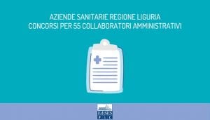 concorsi collaboratori amministrativi liguria
