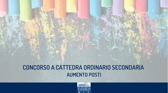 concorso a cattedra ordinario secondaria