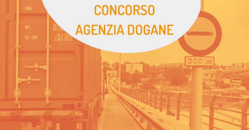 CONCORSO AGENZIA DOGANE