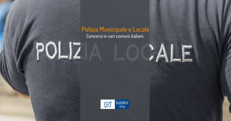 concorsi agenti polizia municipale e locale