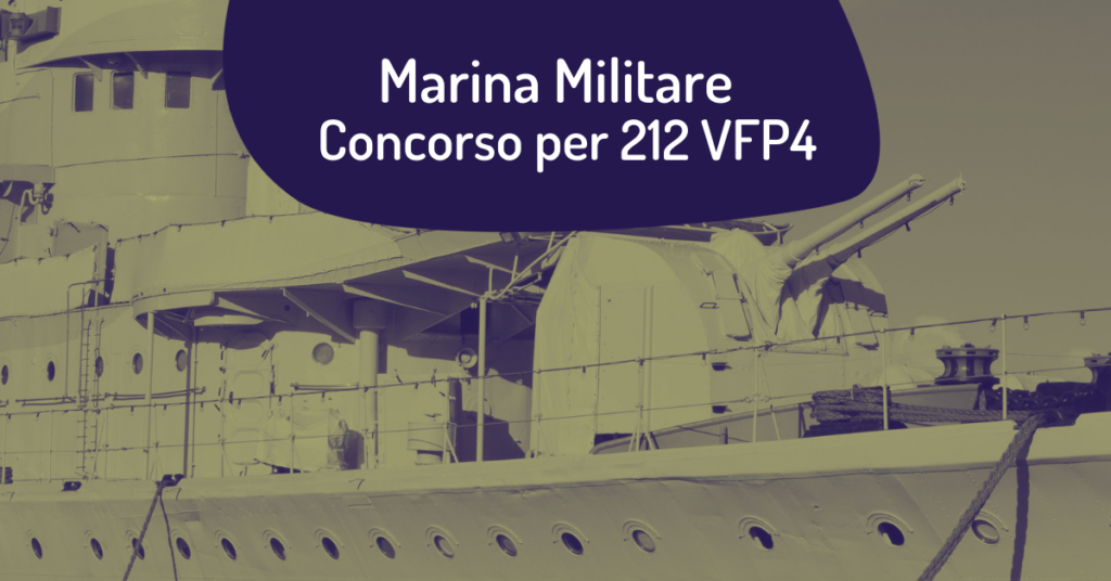 concorso vfp4 marina straordinario 2021