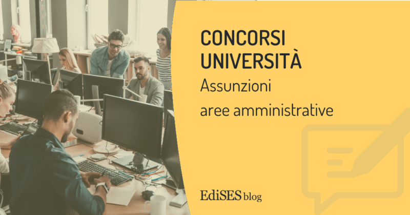 concorsi area amministrativa università