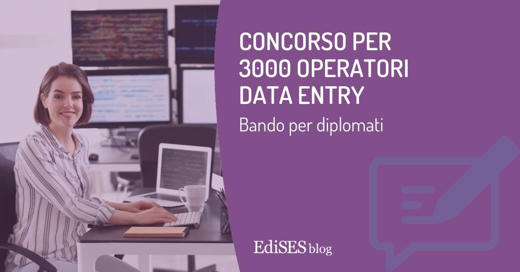 concorso 3000 operatori data entry