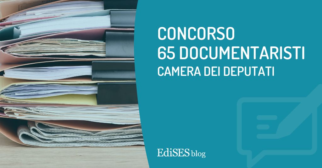 CONCORSO 65 DOCUMENTARISTI CAMEDA DEPUTATI