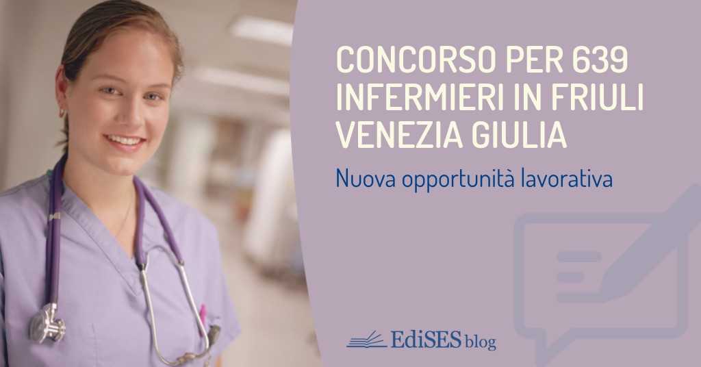 Concorso 639 infermieri Friuli Venezia Giulia