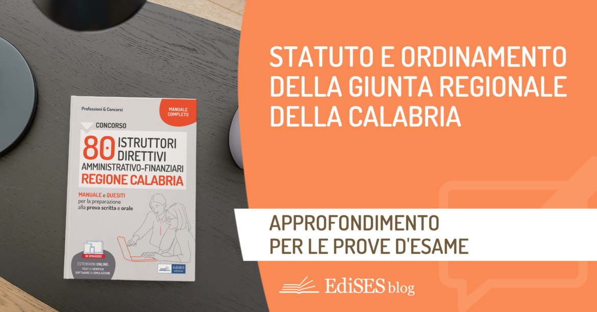 statuto giunta regionale calabria