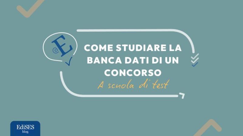 come studiare la banca dati di un concorso