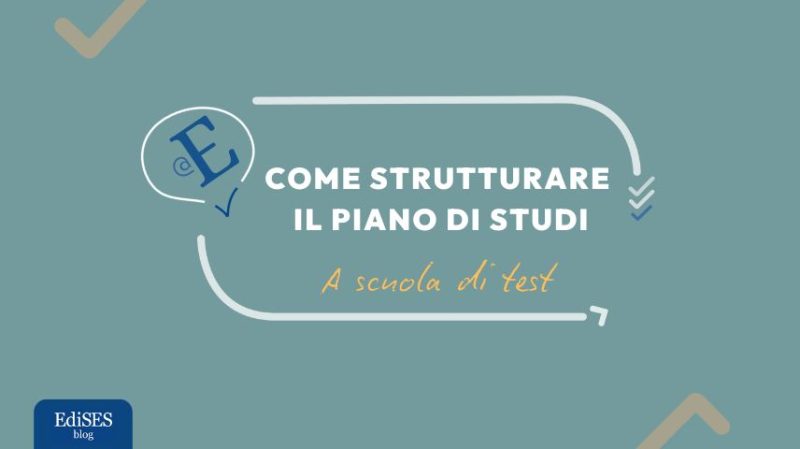 come strutturare il piano di studi