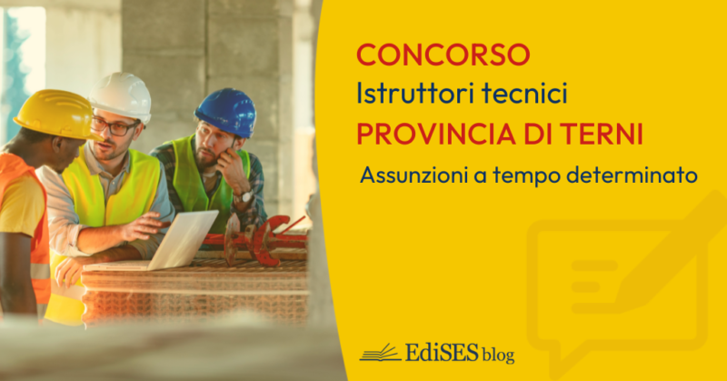 Concorso istruttori tecnici in Umbria