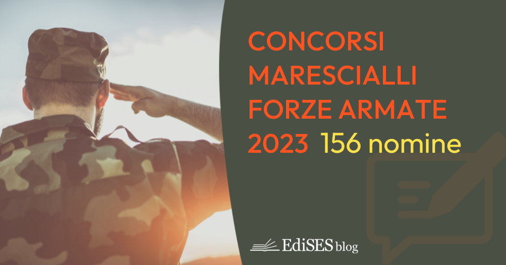 Concorsi marescialli Forze armate 2023