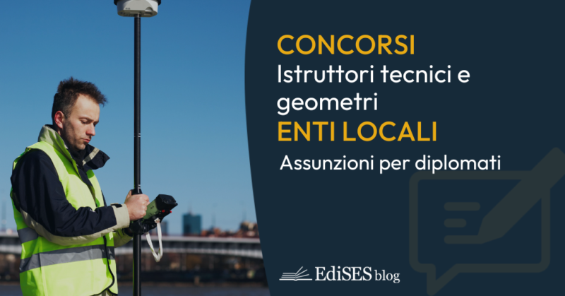 Concorsi istruttori tecnici Emilia Romagna e Marche