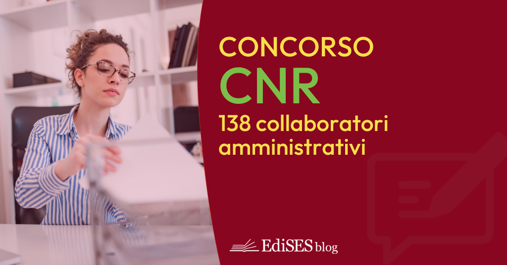 Concorso 138 collaboratori amministrativi CNR