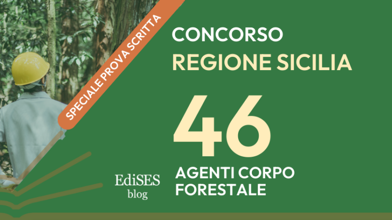 Prova scritta concorso 46 Agenti Forestali Sicilia