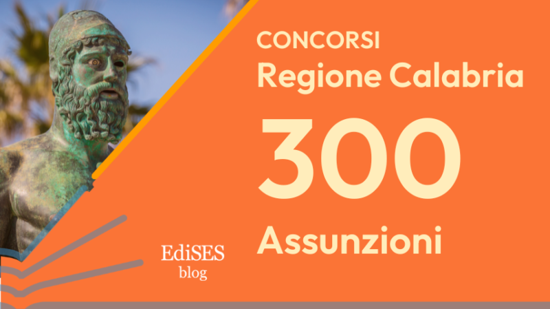 Concorsi Regione Calabria 300 assunzioni