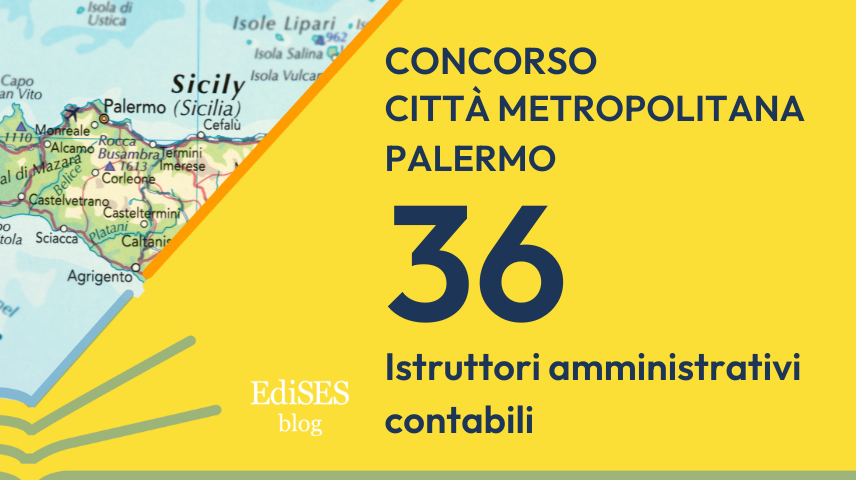 Concorso 36 istruttori amministrativi contabili Palermo