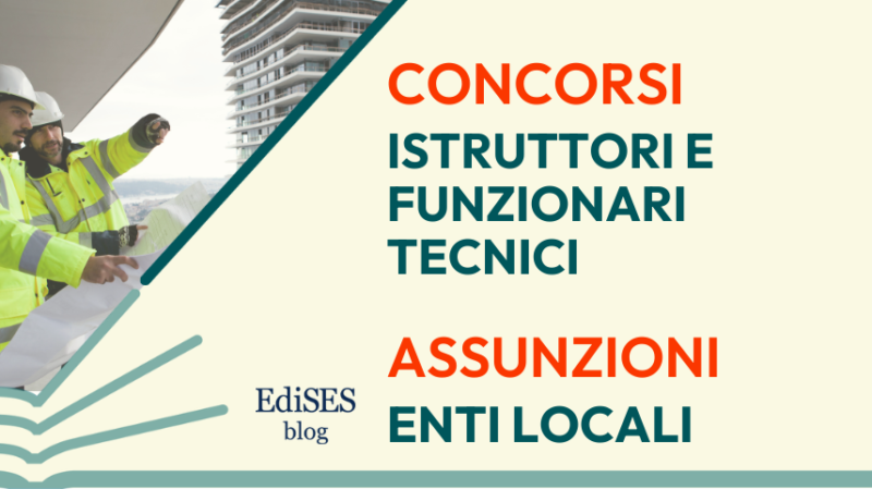 Concorsi aree tecniche varie province