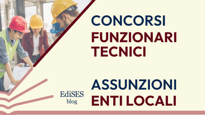 Concorsi funzionari tecnici Campania e Marche