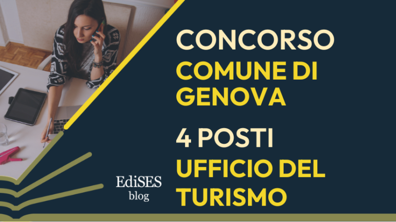 Concorso addetti Ufficio Turismo Comune di Genova