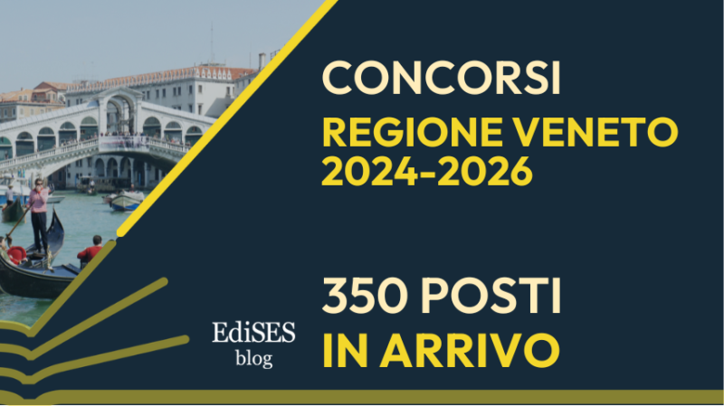 Concorsi Regione Veneto 2024-2026