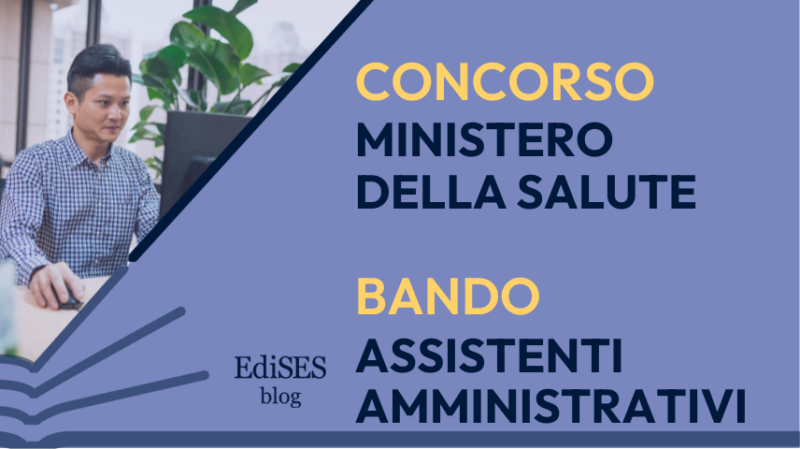 Concorso assistenti amministrativi Ministero della Salute