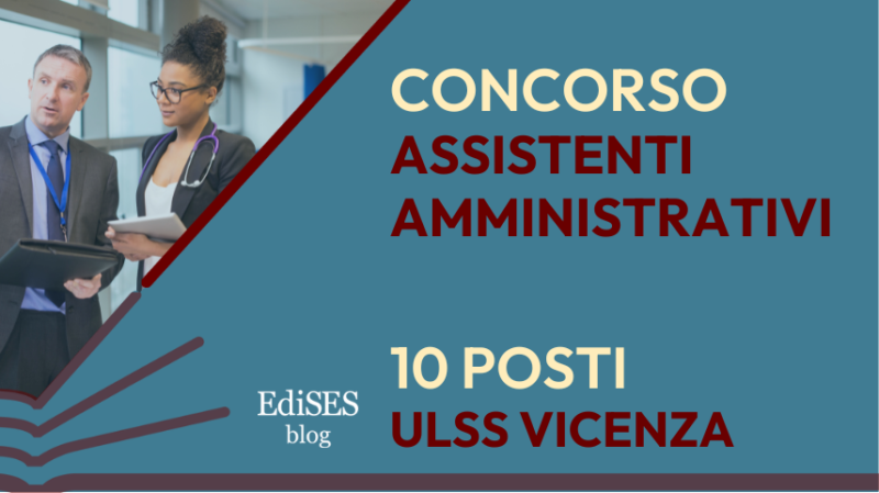 Concorso assistenti amministrativi Ulss Vicenza