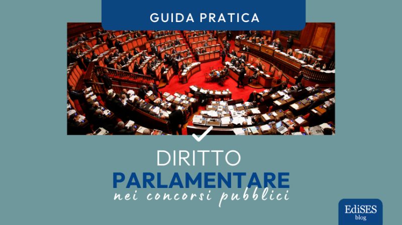 diritto parlamentare concorsi