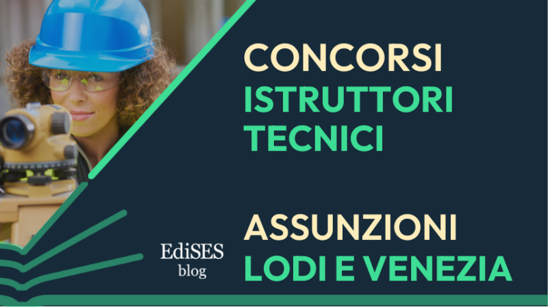 Concorsi istruttori tecnici Lombardia e Veneto