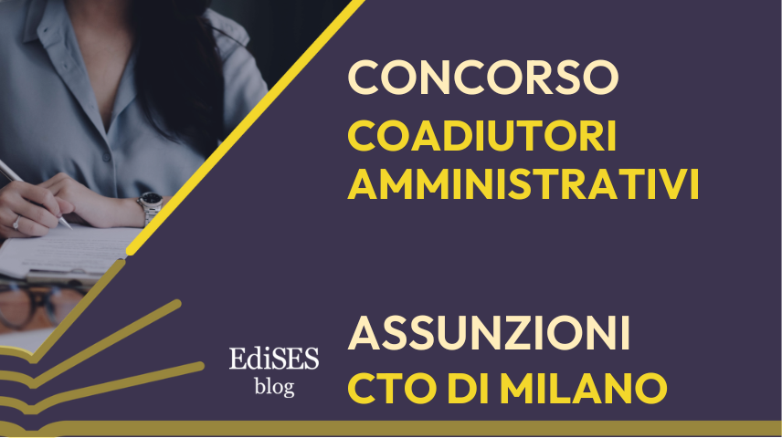Concorso coadiutori amministrativi CTO Milano