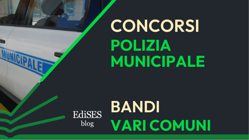 Concorsi polizia municipale vari comuni
