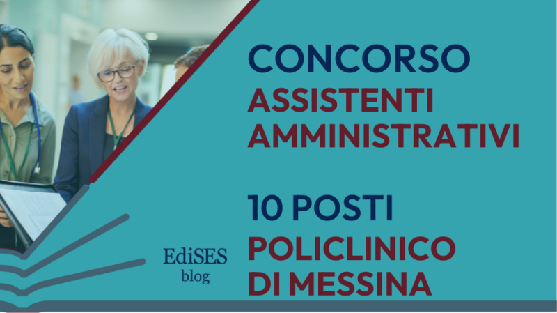 Concorso assistenti amministrativi Policlinico di Messina