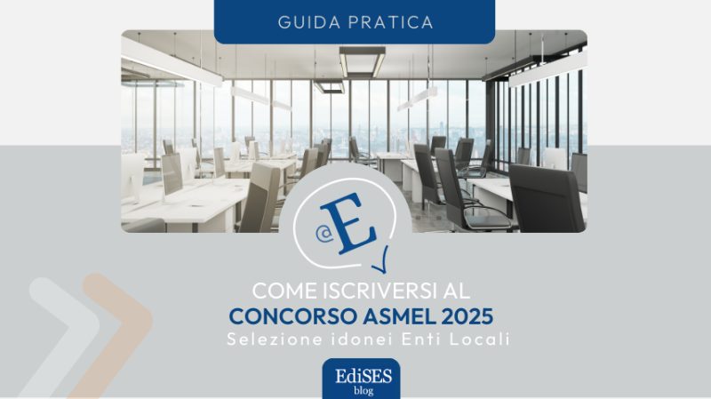 Iscrizione concorso ASMEL 2025