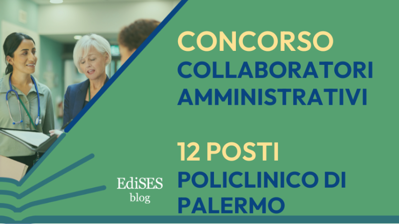 Concorso collaboratori amministrativi Policlinico di Palermo