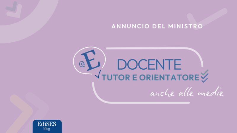 docente tutor orientatore secondaria primo grado
