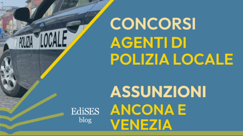 Concorsi agenti polizia locale Veneto e Marche