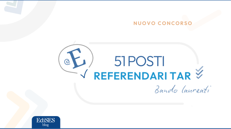 Concorso 51 referendari TAR