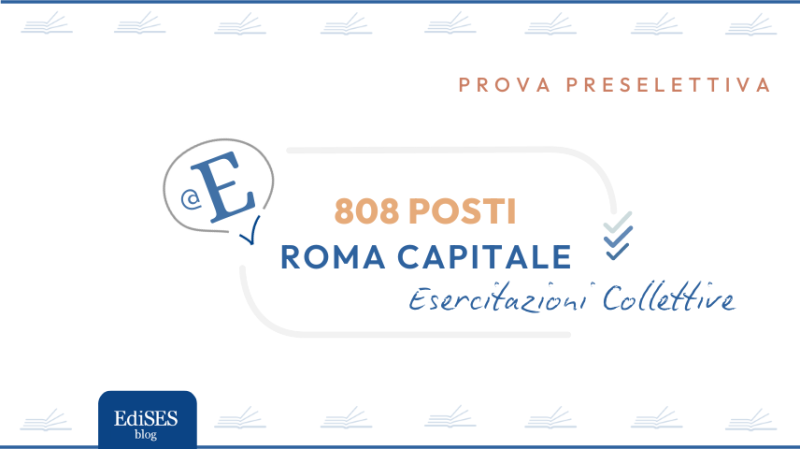 Prova preselettiva concorso Roma Capitale