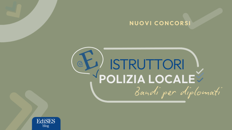 nuovi concorsi istruttori polizia municipale