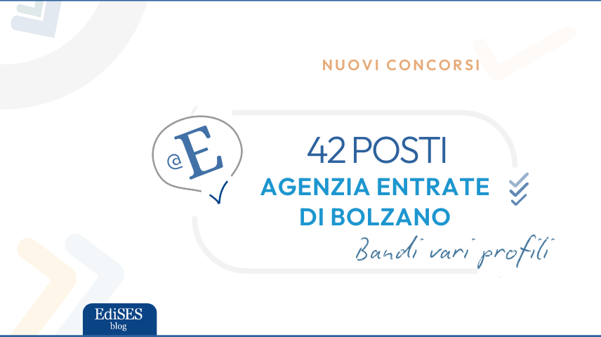 Concorsi Agenzia Entrate Bolzano
