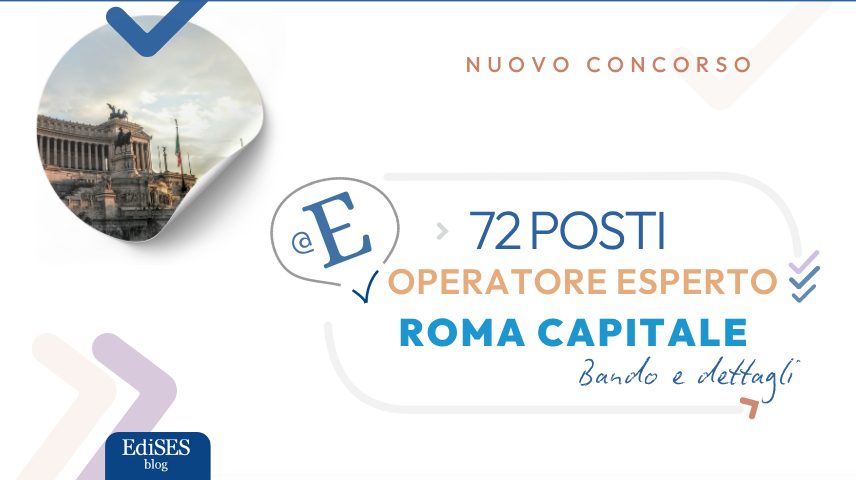 Concorso 72 Operatori Esperti Roma Capitale