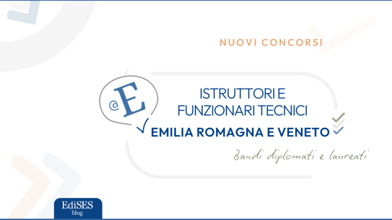 concorsi tecnici emilia romagna e veneto