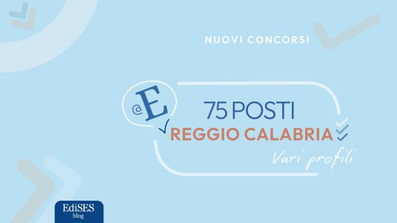 concorsi Reggio Calabria 2025