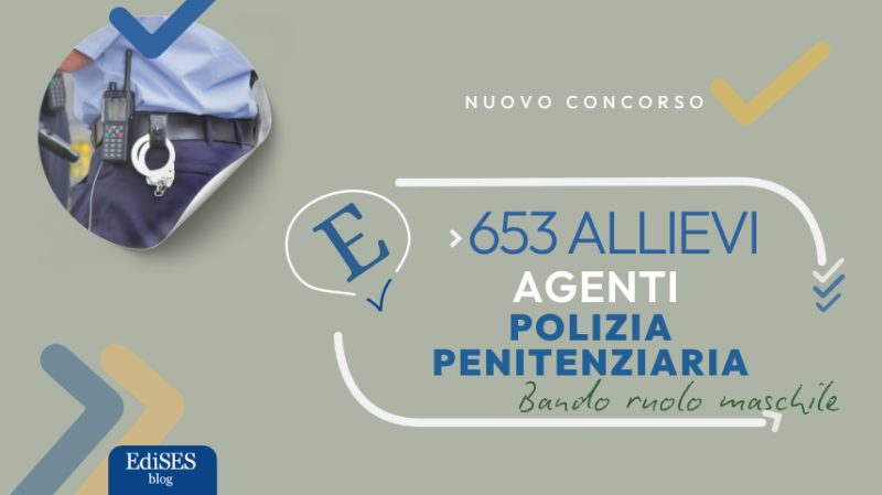 concorso 653 allievi agenti polizia penitenziaria