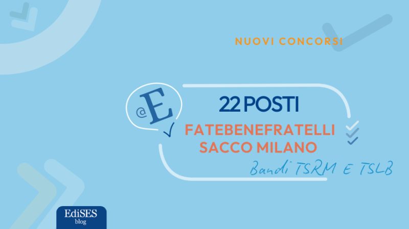 Concorsi profili tecnici Fatebenefratelli Milano