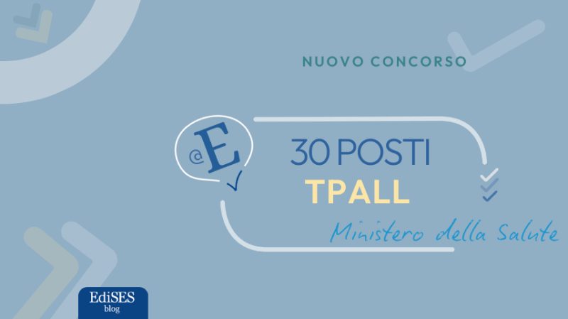 Concorso 30 TPALL Ministero della Salute