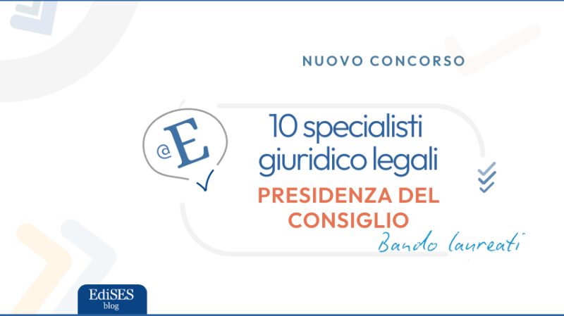 Concorso Presidenza del Consiglio dei Ministri