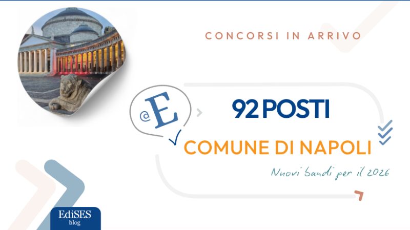 Concorsi Comune di Napoli 2026