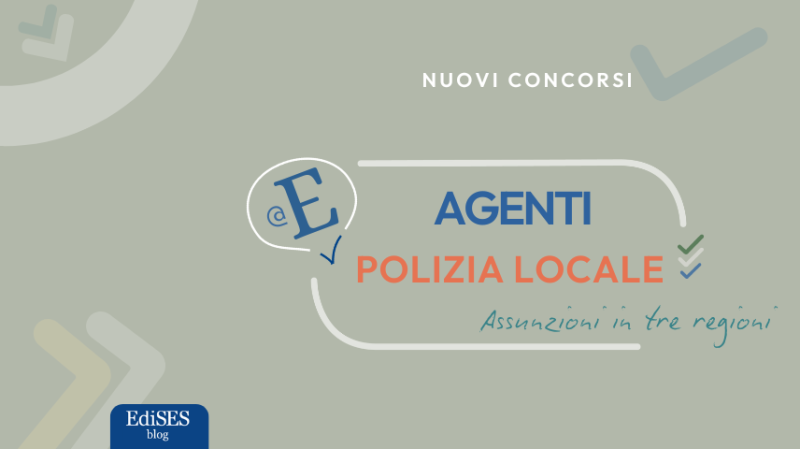 Concorsi agenti polizia locale vari comuni