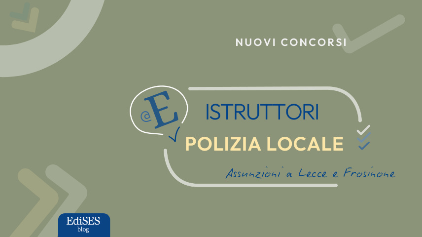 Concorsi polizia locale Puglia e Lazio
