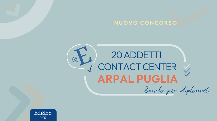 Concorso addetti contact center ARPAL Puglia